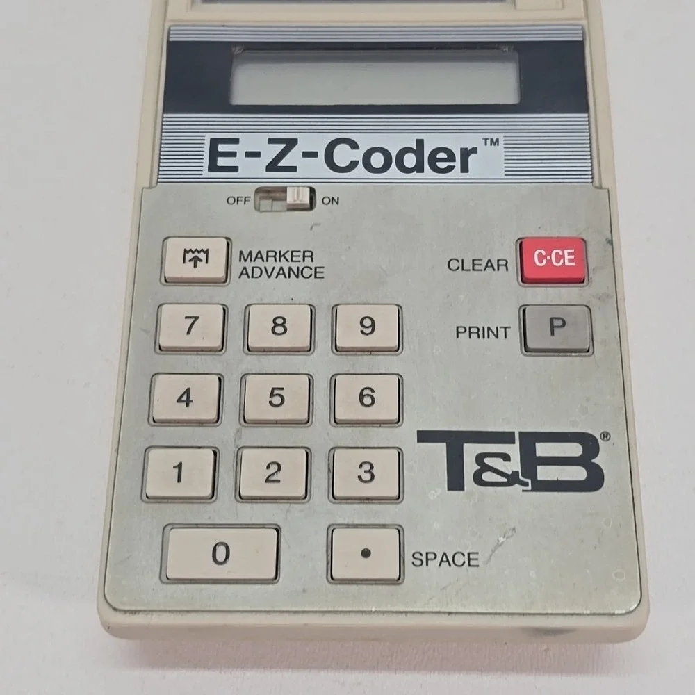 VTG Thomas&Betts E-Z Coder Wire Marker Label Printer WD-10A